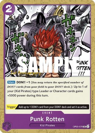 Punk Rotten (OP05-078) - Awakening of the New Era: 1st Anniversary Tournament Cards | Grognard Games