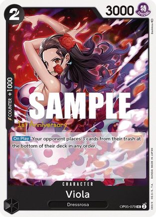 Viola (OP05-079) - Awakening of the New Era: 1st Anniversary Tournament Cards | Grognard Games