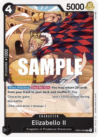 Elizabello II (OP05-080) - Awakening of the New Era: 1st Anniversary Tournament Cards | Grognard Games