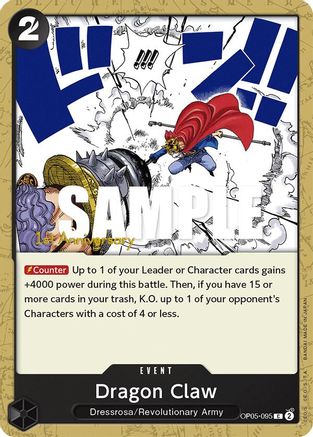 Dragon Claw (OP05-095) - Awakening of the New Era: 1st Anniversary Tournament Cards | Grognard Games
