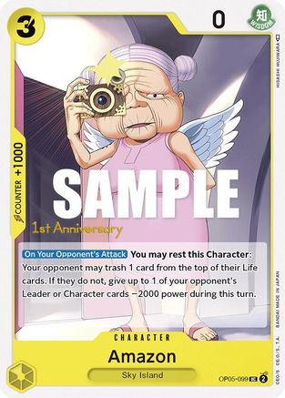 Amazon (OP05-099) - Awakening of the New Era: 1st Anniversary Tournament Cards | Grognard Games