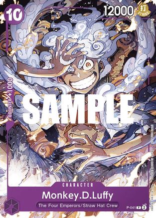 Monkey.D.Luffy (041) (P-041) - One Piece Promotion Cards | Grognard Games