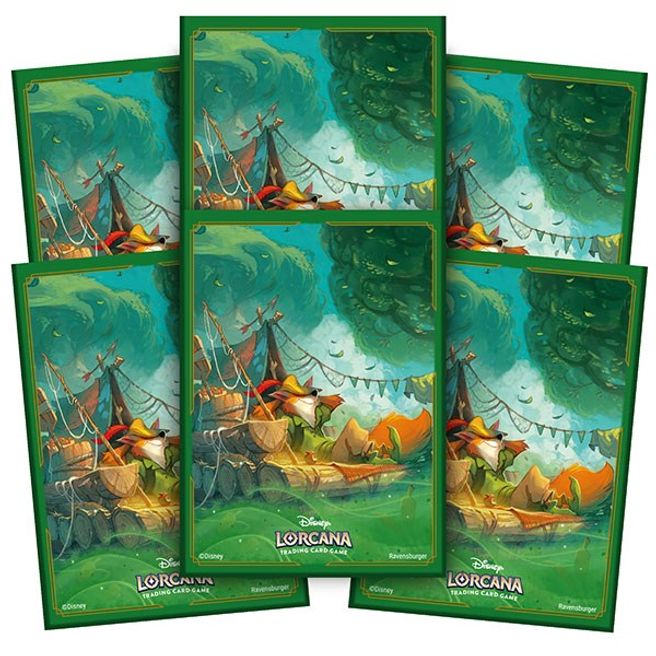 Lorcana Into the Inklands 65 ct Sleeves: Robin Hood | Grognard Games