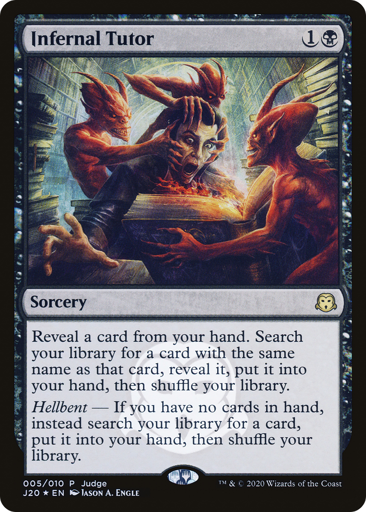Infernal Tutor [Judge Gift Cards 2020] | Grognard Games