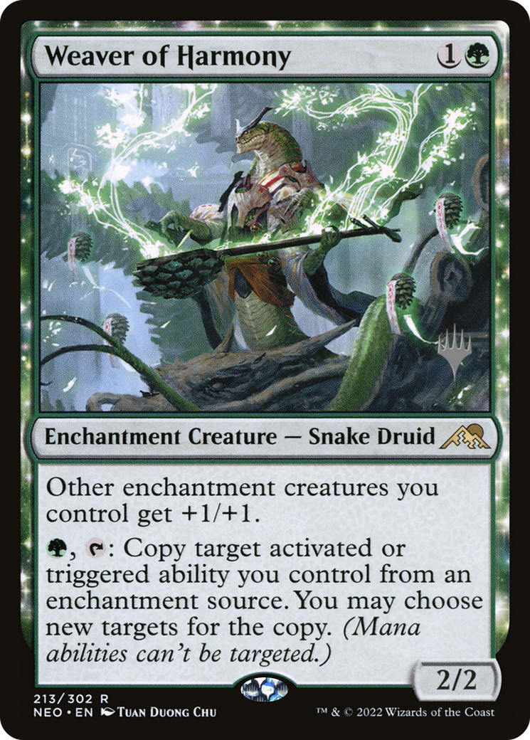 Weaver of Harmony (Promo Pack) [Kamigawa: Neon Dynasty Promos] | Grognard Games