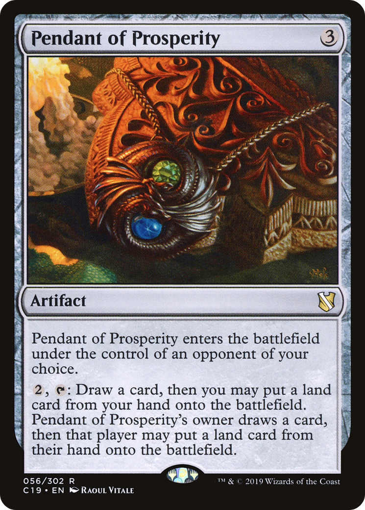 Pendant of Prosperity [Commander 2019] | Grognard Games