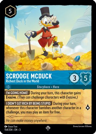 Scrooge McDuck - Richest Duck in the World (154/204) [Into the Inklands] | Grognard Games