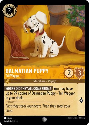Dalmatian Puppy - Tail Wagger (4e) (4e/204) [Into the Inklands] | Grognard Games