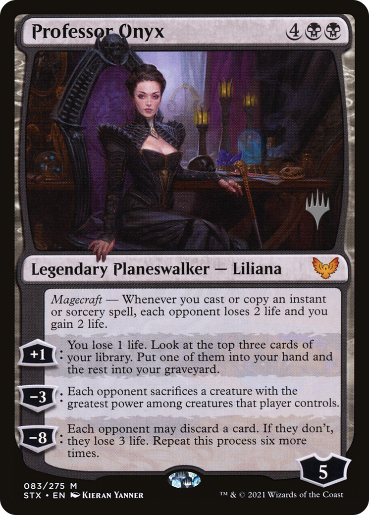 Professor Onyx (Promo Pack) [Strixhaven: School of Mages Promos] | Grognard Games