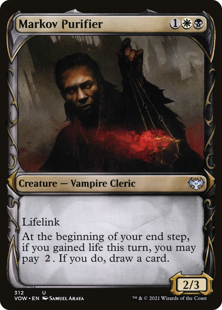 Markov Purifier (Showcase Fang Frame) [Innistrad: Crimson Vow] | Grognard Games