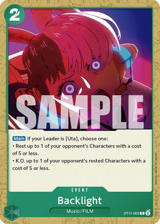 Backlight (ST11-003) - Starter Deck 11: Uta | Grognard Games