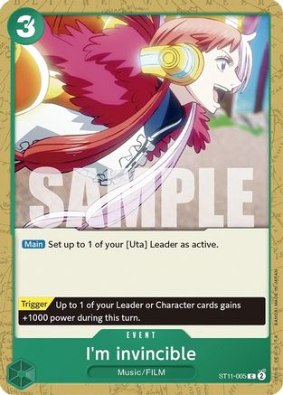 I'm invincible (ST11-005) - Starter Deck 11: Uta | Grognard Games