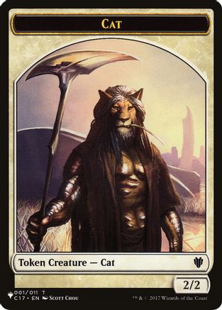 Cat (001) // Dog Double-Sided Token (LIST-1 // 10) - The List Reprints | Grognard Games