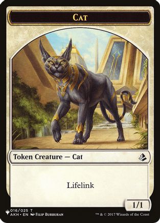 Cat (016) // Citizen Double-Sided Token (LIST-16 // 12) - The List Reprints | Grognard Games
