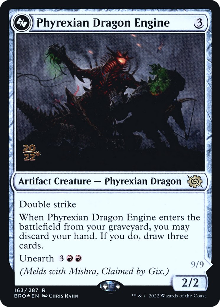 Phyrexian Dragon Engine [The Brothers' War: Prerelease Promos] | Grognard Games