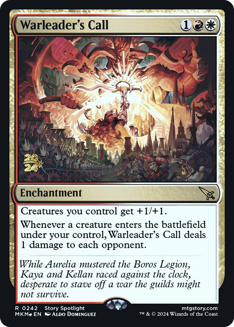 Warleader's Call [Murders at Karlov Manor Prerelease Promos] | Grognard Games