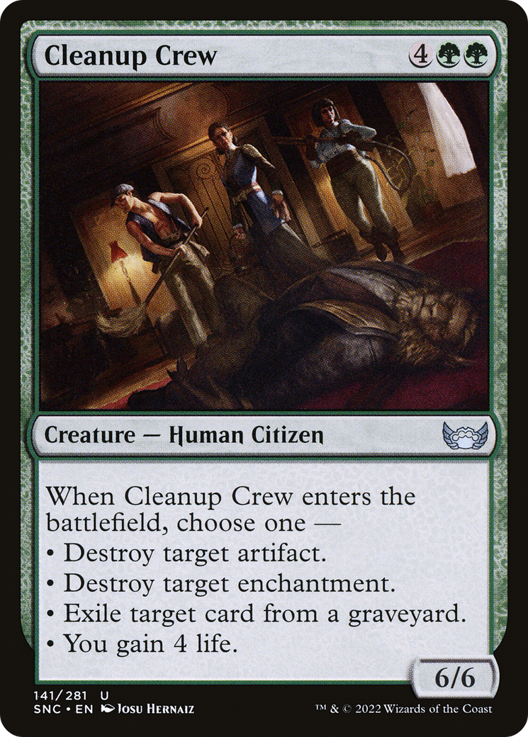 Cleanup Crew [Streets of New Capenna] | Grognard Games