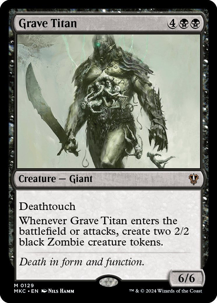 Grave Titan [Murders at Karlov Manor Commander] | Grognard Games