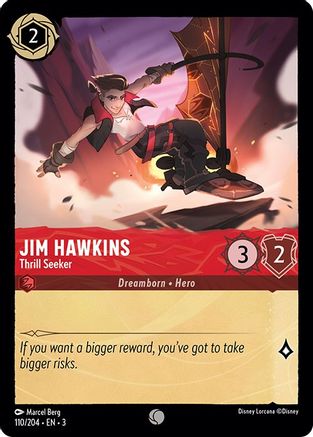 Jim Hawkins - Thrill Seeker (110/204) [Into the Inklands] | Grognard Games