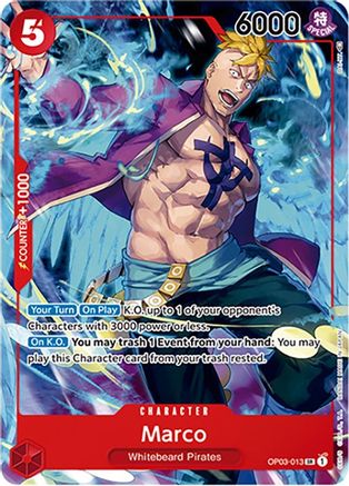 Marco (Japanese 1st Anniversary Set) (OP03-013) - One Piece Promotion Cards Foil | Grognard Games