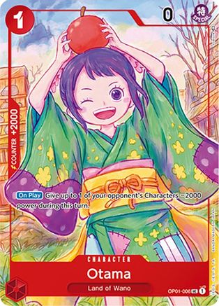 Otama (Japanese 1st Anniversary Set) (OP01-006) - One Piece Promotion Cards Foil | Grognard Games