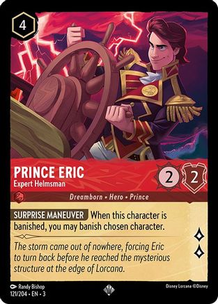 Prince Eric - Expert Helmsman (121/204) [Into the Inklands] | Grognard Games