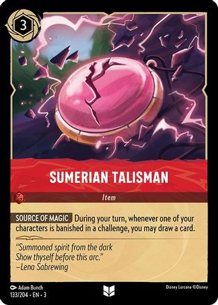 Sumerian Talisman (133/204) [Into the Inklands] | Grognard Games