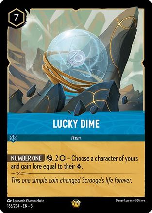 Lucky Dime (165/204) [Into the Inklands] | Grognard Games
