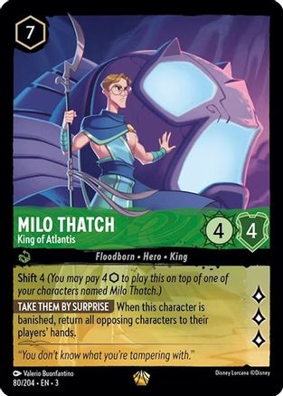 Milo Thatch - King of Atlantis (80/204) [Into the Inklands] | Grognard Games