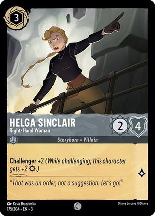 Helga Sinclair - Right-Hand Woman (175/204) [Into the Inklands] | Grognard Games