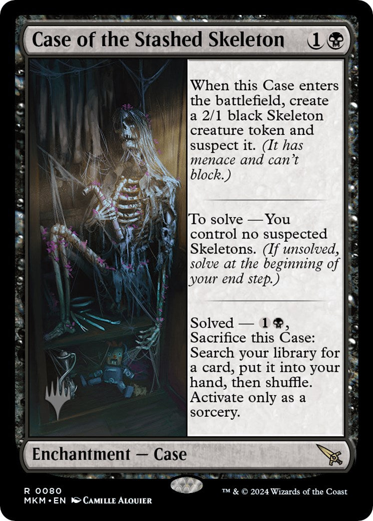 Case of the Stashed Skeleton (Promo Pack) [Murders at Karlov Manor Promos] | Grognard Games