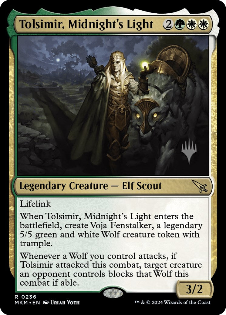 Tolsimir, Midnight's Light (Promo Pack) [Murders at Karlov Manor Promos] | Grognard Games