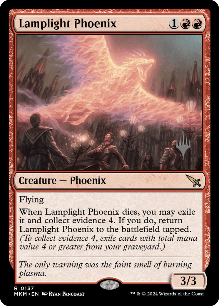 Lamplight Phoenix (Promo Pack) [Murders at Karlov Manor Promos] | Grognard Games