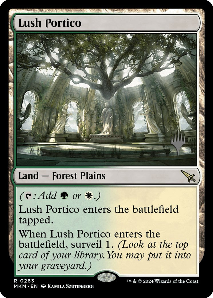 Lush Portico (Promo Pack) [Murders at Karlov Manor Promos] | Grognard Games