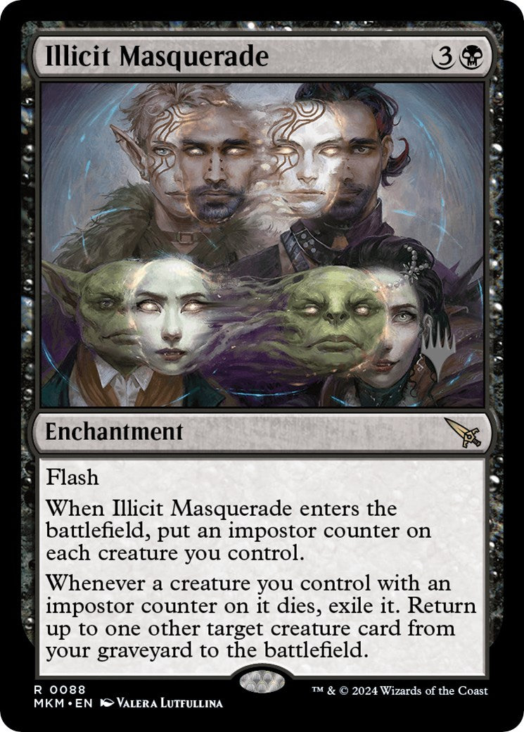 Illicit Masquerade (Promo Pack) [Murders at Karlov Manor Promos] | Grognard Games