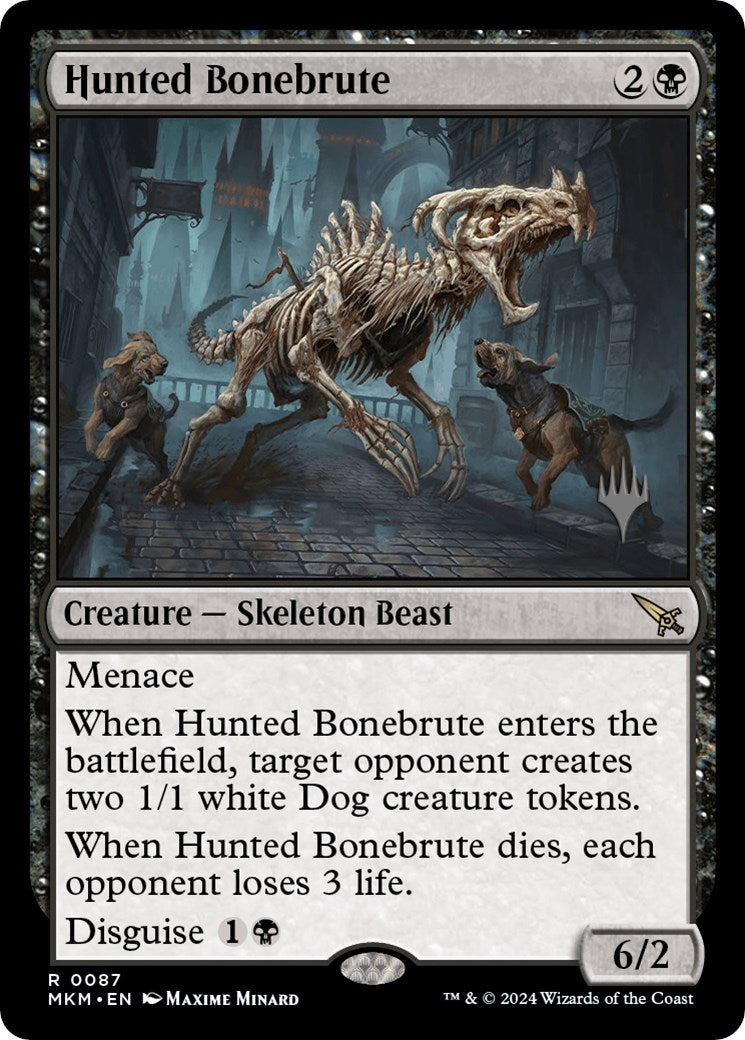 Hunted Bonebrute (Promo Pack) [Murders at Karlov Manor Promos] | Grognard Games