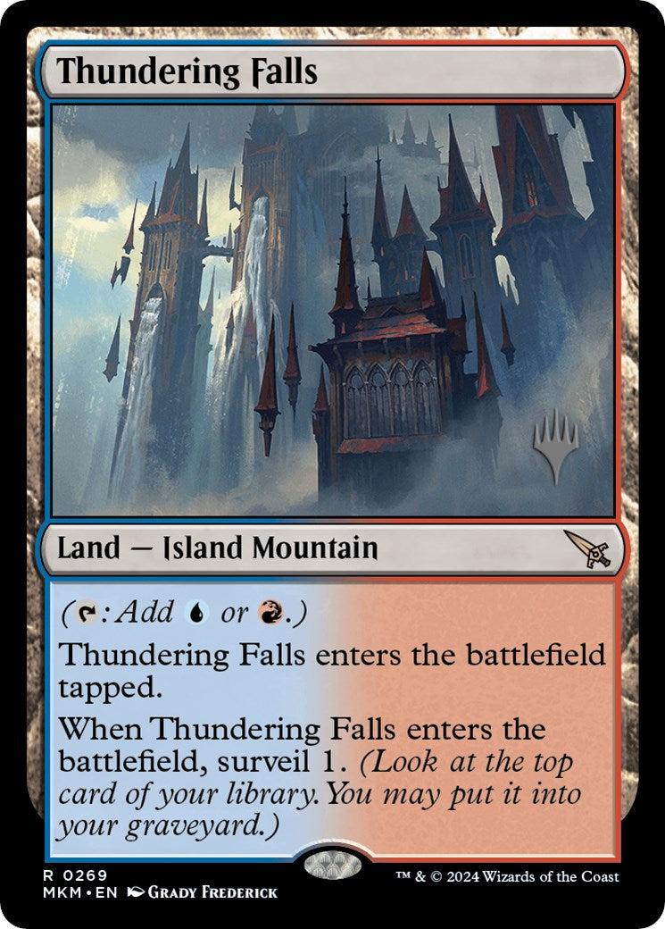 Thundering Falls (Promo Pack) [Murders at Karlov Manor Promos] | Grognard Games