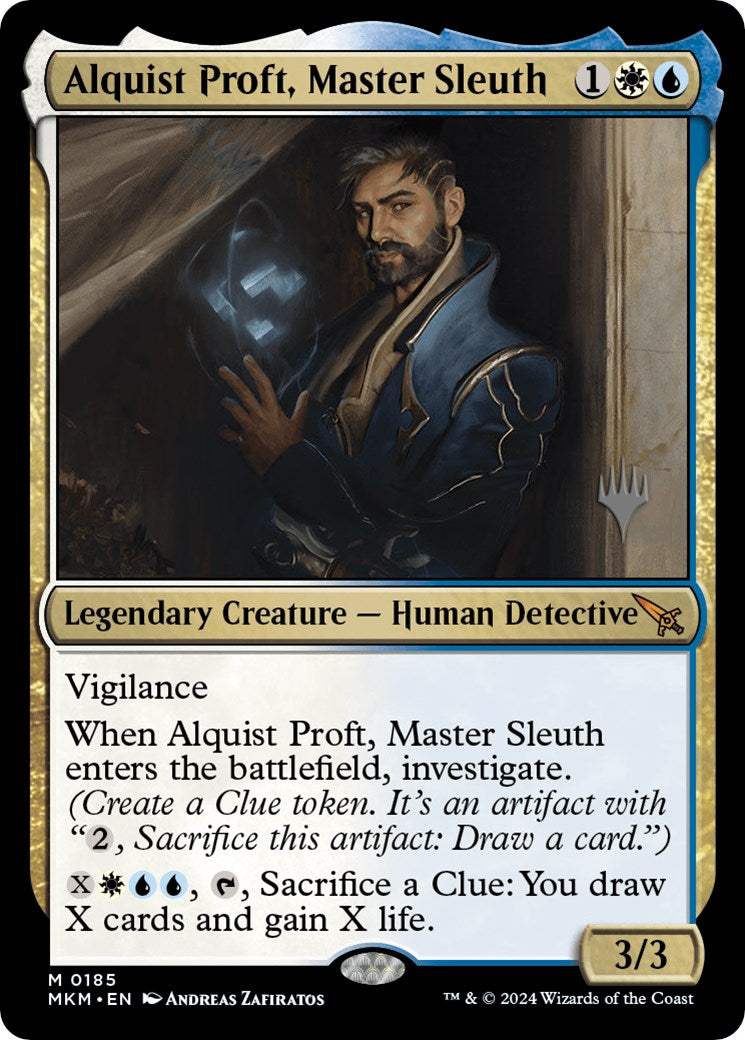 Alquist Proft, Master Sleuth (Promo Pack) [Murders at Karlov Manor Promos] | Grognard Games