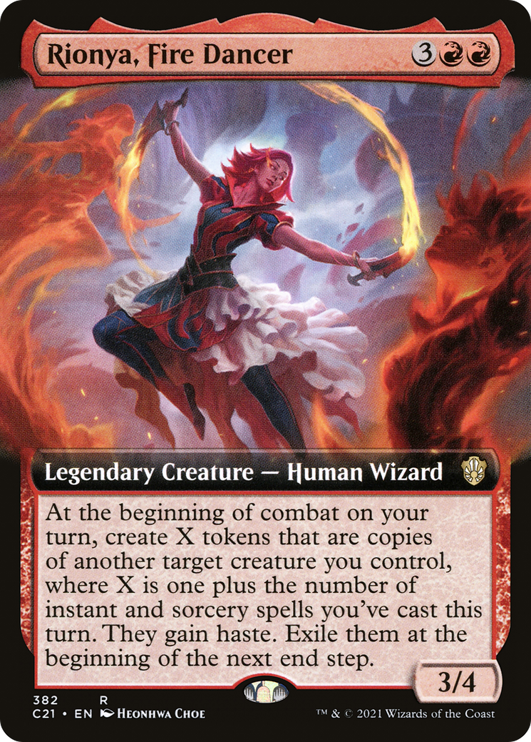Rionya, Fire Dancer (Extended) [Commander 2021] | Grognard Games