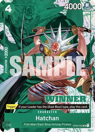 Hatchan (Winner Pack Vol. 6) (OP03-033) - One Piece Promotion Cards Foil | Grognard Games