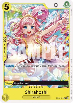 Shirahoshi (Tournament Pack Vol. 6) (OP03-116) - One Piece Promotion Cards | Grognard Games