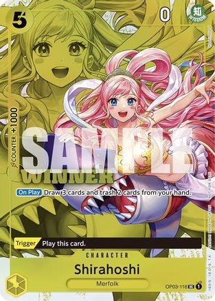Shirahoshi (Winner Pack Vol. 6) (OP03-116) - One Piece Promotion Cards Foil | Grognard Games