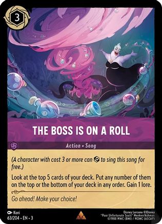 The Boss is on a Roll (63/204) [Into the Inklands] | Grognard Games
