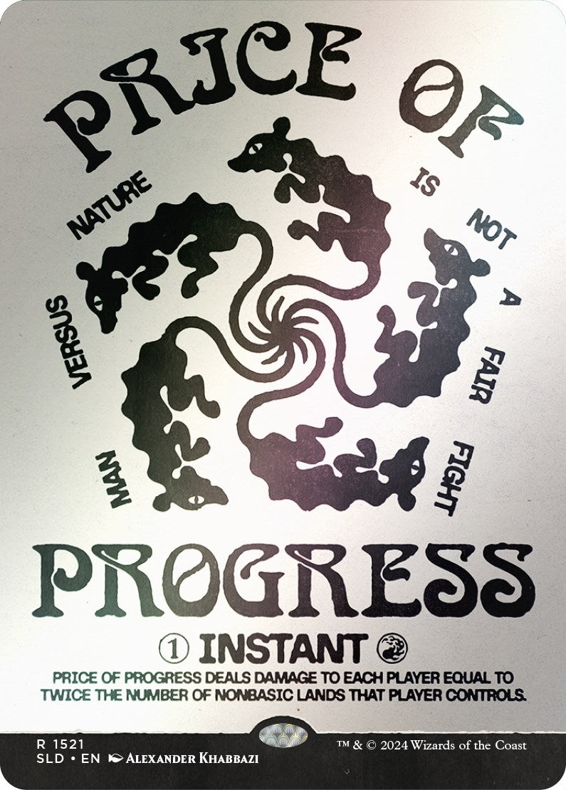 Price of Progress (Rainbow Foil) [Secret Lair Drop Series] | Grognard Games