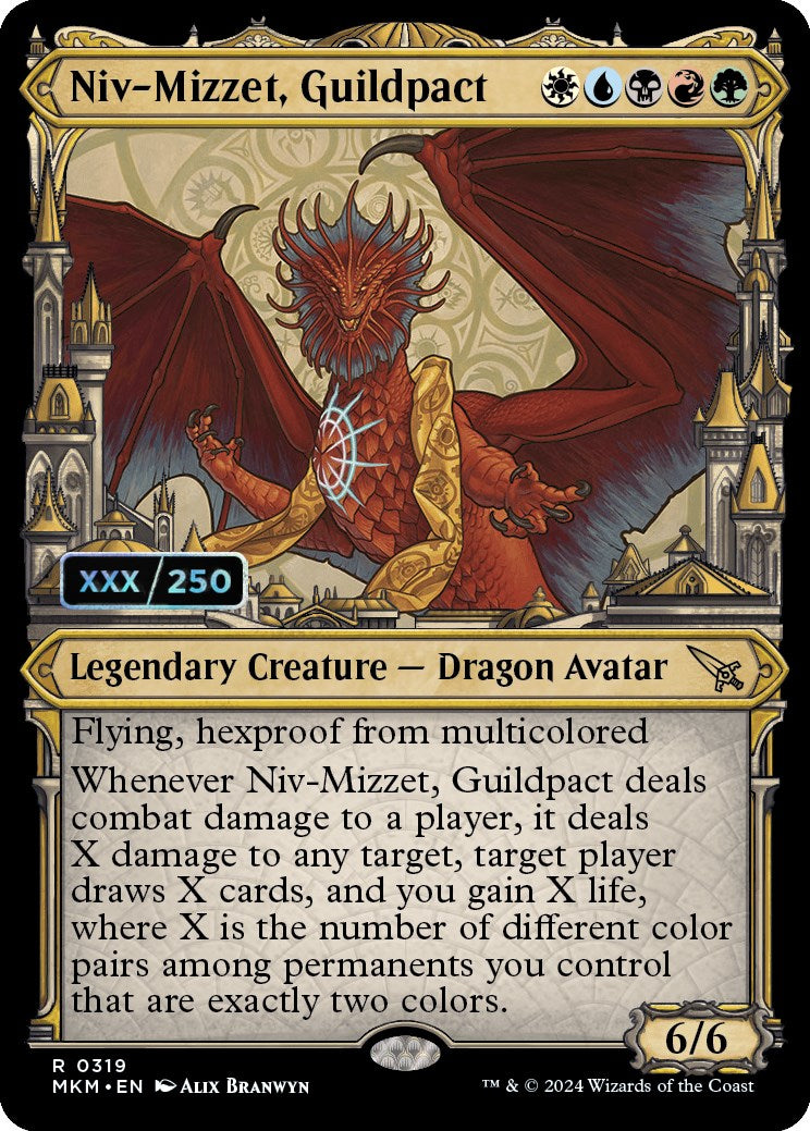 Niv-Mizzet, Guildpact (Serialized) [Murders at Karlov Manor] | Grognard Games