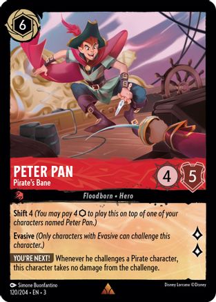 Peter Pan - Pirate's Bane (120/204) [Into the Inklands] | Grognard Games