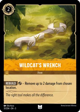 Wildcat's Wrench (31/204) [Into the Inklands] | Grognard Games