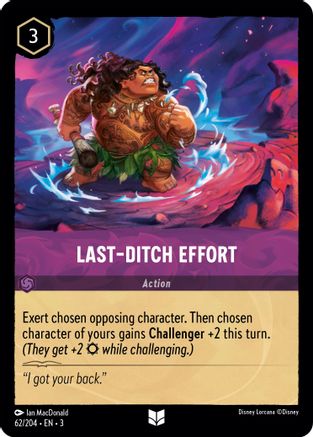 Last-Ditch Effort (62/204) [Into the Inklands] | Grognard Games