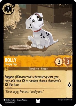 Rolly - Hungry Pup (21/204) [Into the Inklands] | Grognard Games