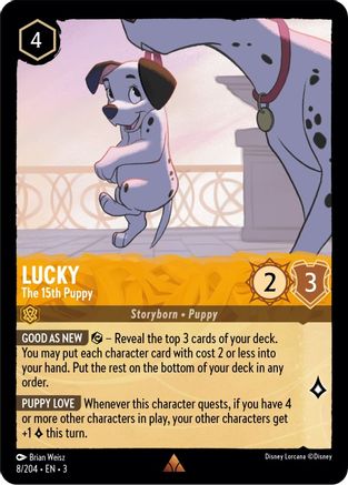 Lucky - The 15th Puppy (8/204) [Into the Inklands] | Grognard Games